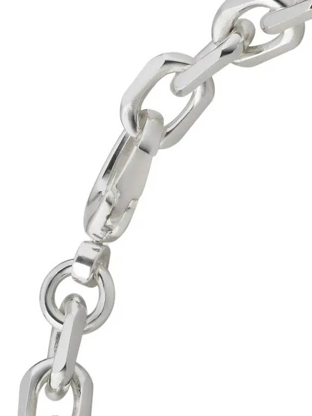 Interlocking G Chain Bracelet Silver - GUCCI - BALAAN 4