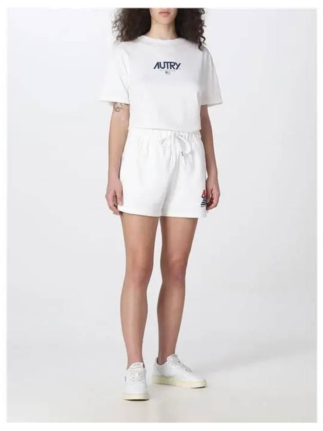 Iconic Logo Patch Short Sleeve T-Shirt White - AUTRY - BALAAN 5