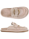 24SS Pink Bell Suede Mule BELL 4M00040 M4121 511 - MONCLER - BALAAN 3