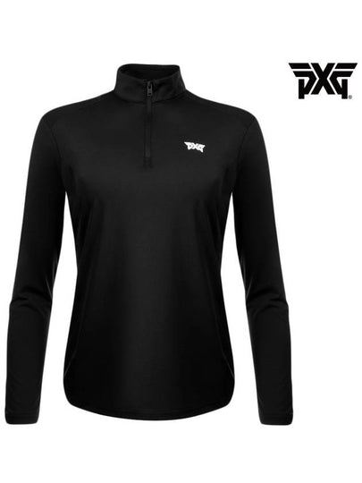 Women's Crux Quarter Half Zip Up Pullover Shirt Black - PXG - BALAAN 2