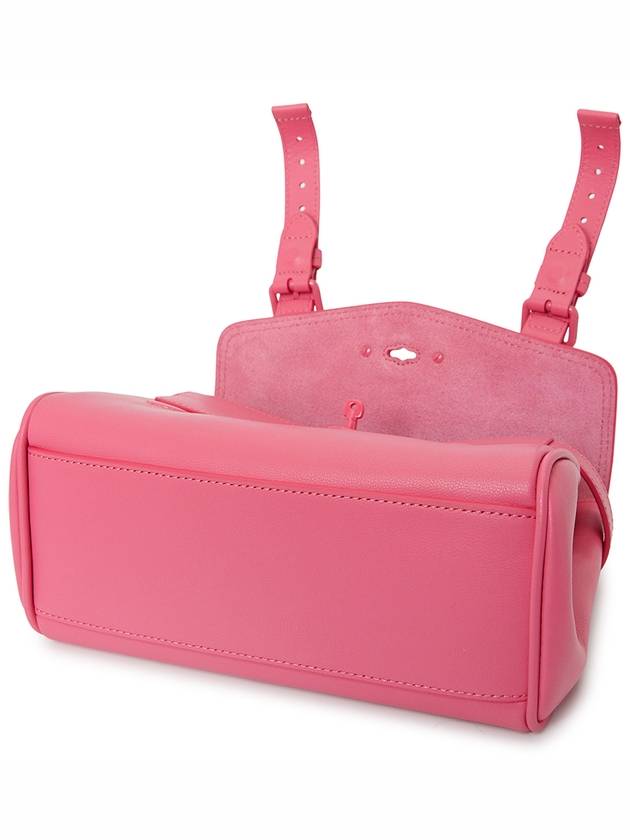 Women's Alexa Micro Classic Grain Mini Cross Bag Pink - MULBERRY - BALAAN 6