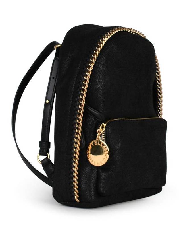 Stella McCartney Black Eco-Leather Backpack - STELLA MCCARTNEY - BALAAN 2