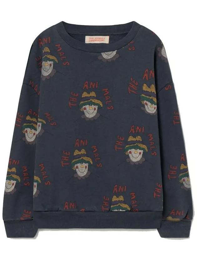 Kids Pierrot Pattern Relax Fit Sweatshirt F22003 181CV - THE ANIMALS OBSERVATORY - BALAAN 2