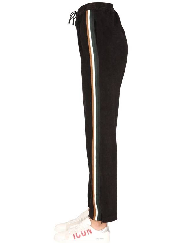 Women's Line Cotton Track Pants Black - DSQUARED2 - BALAAN 3