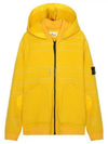 Men's Wappen Patch Zip-up Jacket Yellow - STONE ISLAND - BALAAN 2