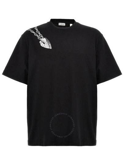 Shield cotton T shirt - BURBERRY - BALAAN 2