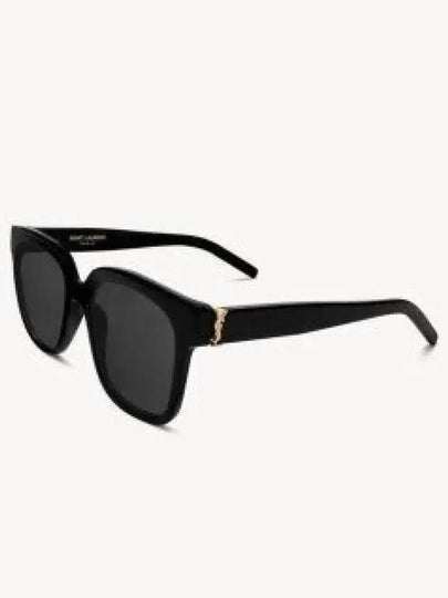 Eyewear Logo Plaque Acetate Sunglasses Black - SAINT LAURENT - BALAAN 2