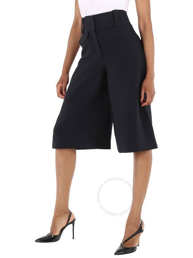 Burberry Ladies Wool Silk Wide-leg Culottes In Black, Brand Size 4 (US Size 2) - BURBERRY - BALAAN 3