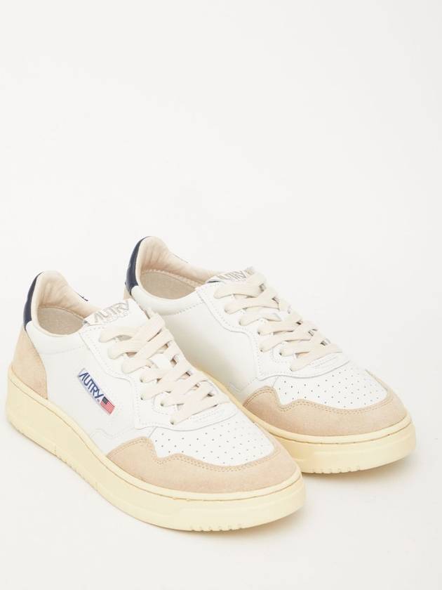 Medalist Navy Tab Low Top Sneakers White Blue - AUTRY - BALAAN 6