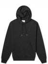 Mini Heart Logo Hoodie Black - AMI - BALAAN 2