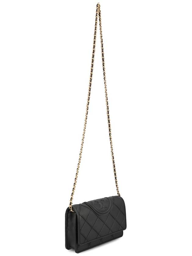 Fleming Soft Chain Long Wallet Bag Black - TORY BURCH - BALAAN 4