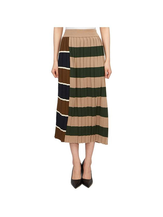 Gabriel Long Pleated Skirt Beige - MAX MARA - BALAAN 2