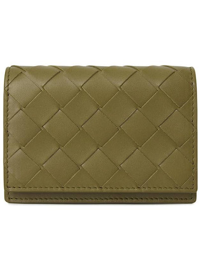 Intrecciato Folding Card Wallet Mud - BOTTEGA VENETA - BALAAN 2