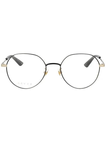 Eyewear Optical Frame Metal Glasses Black Gold - GUCCI - BALAAN 1