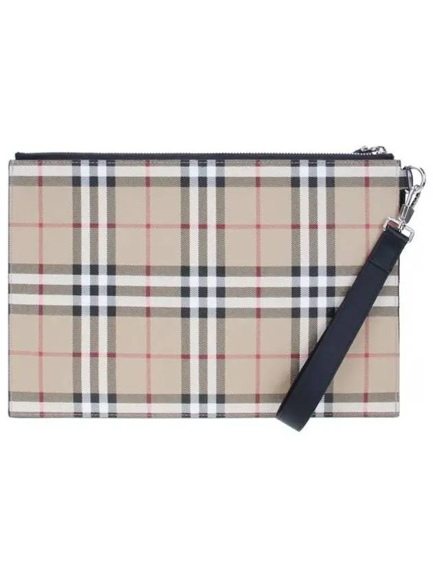 Vintage Check Clutch Bag Beige - BURBERRY - BALAAN 4