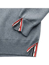 4 Bar Armband Milano Stitch Knit Top Mid Grey - THOM BROWNE - BALAAN 6