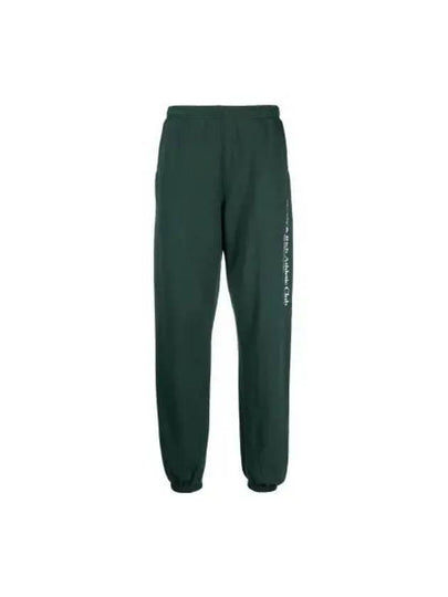 Casual Athletic Club Cotton Track Pants Green - SPORTY & RICH - BALAAN 2