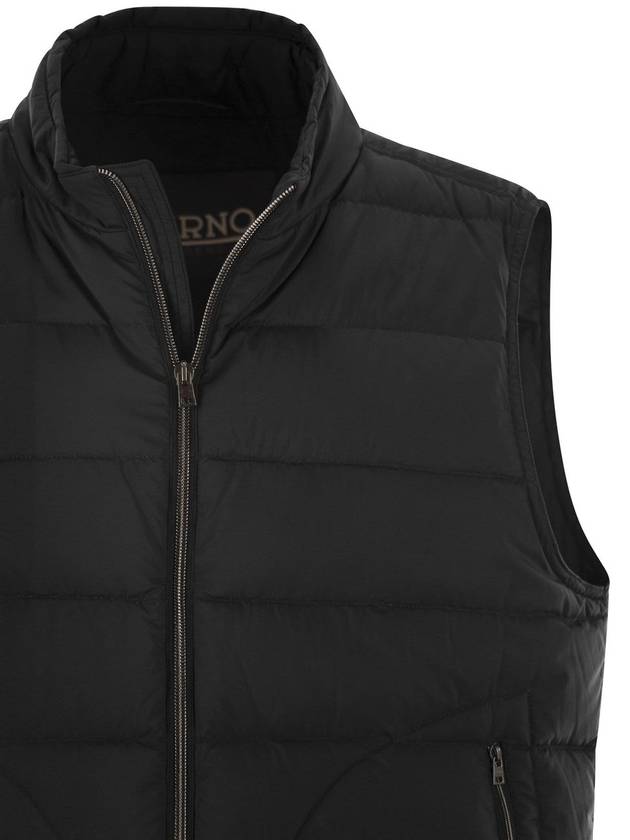 Zip-up Padding Vest Black - HERNO - BALAAN 5