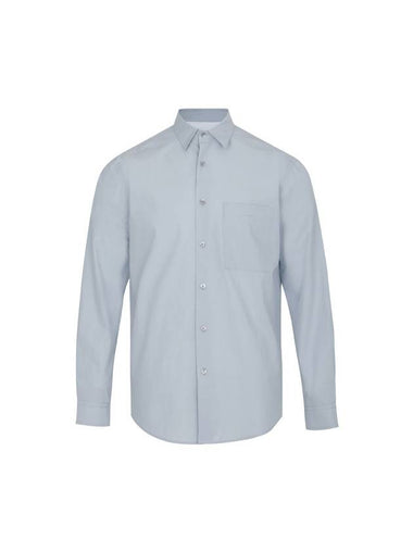 Relax Cotton Long Sleeve Shirt Light Blue - SOLEW - BALAAN 1