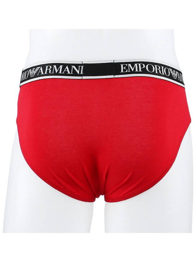 Underwear 1117343F717 10010 Red - EMPORIO ARMANI - BALAAN 5