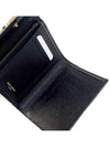 Matelasse Monogram Quilting Flap Half Wallet Black - SAINT LAURENT - BALAAN 6