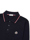 Men s Logo Patch Polo Shirt 8B70100 84556 77X - MONCLER - BALAAN 3