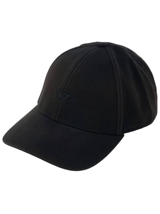 C Run Wash Logo Ball Cap Black - DIESEL - BALAAN 2