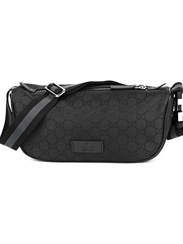 GG Fabric Waist Bag Black - GUCCI - BALAAN 11