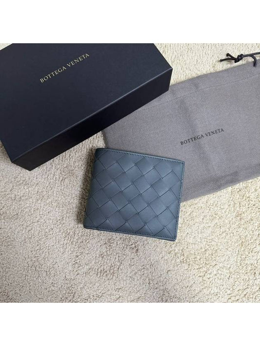 Intrecciato Bifold Half Wallet Graphite - BOTTEGA VENETA - BALAAN 2