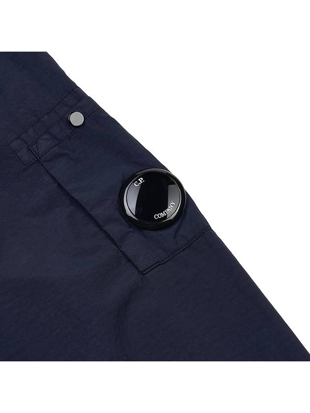 Lens Wappen Double Pocket Over Long Sleeve Shirt Navy - CP COMPANY - BALAAN 6