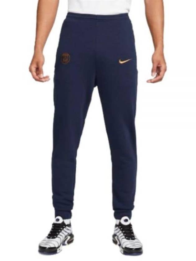 Paris Saint-Germain Football French Terry Track Pants Blue - NIKE - BALAAN 2