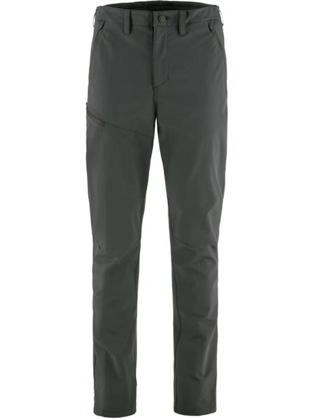 Men's Abisko Trail Stretch Trousers M Dark Grey - FJALL RAVEN - BALAAN 2