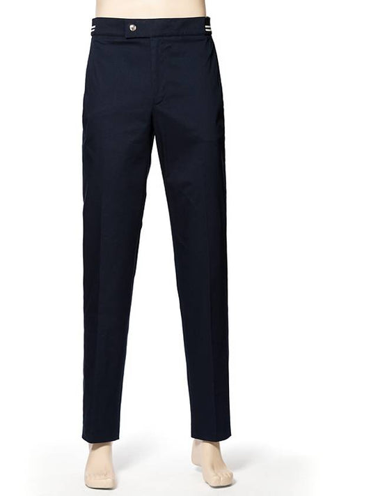 Logo Patch Straight Pants Navy - MONCLER - BALAAN 2