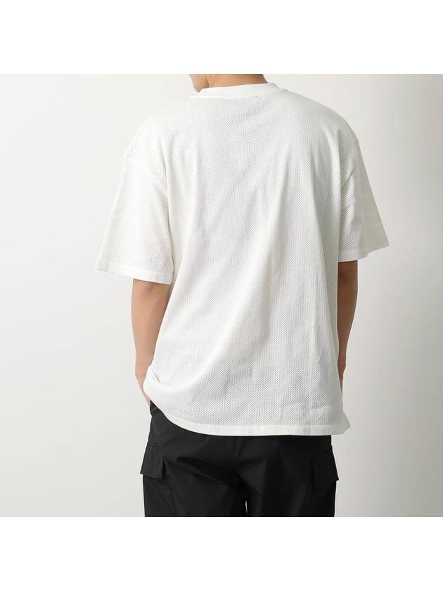 Moran Openwork Short Sleeve T-Shirt White - A.P.C. - BALAAN 4