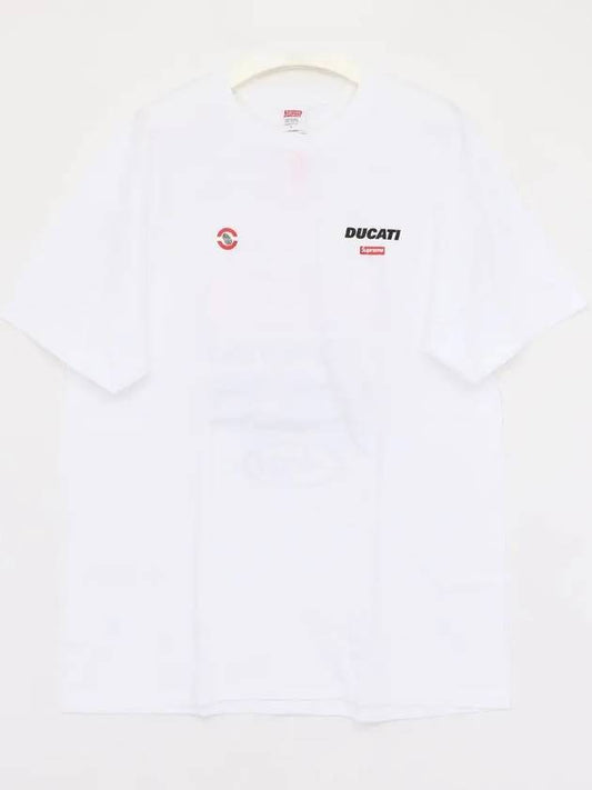 SS24T47 WHITE collaboration short sleeve t shirt - SUPREME - BALAAN 1