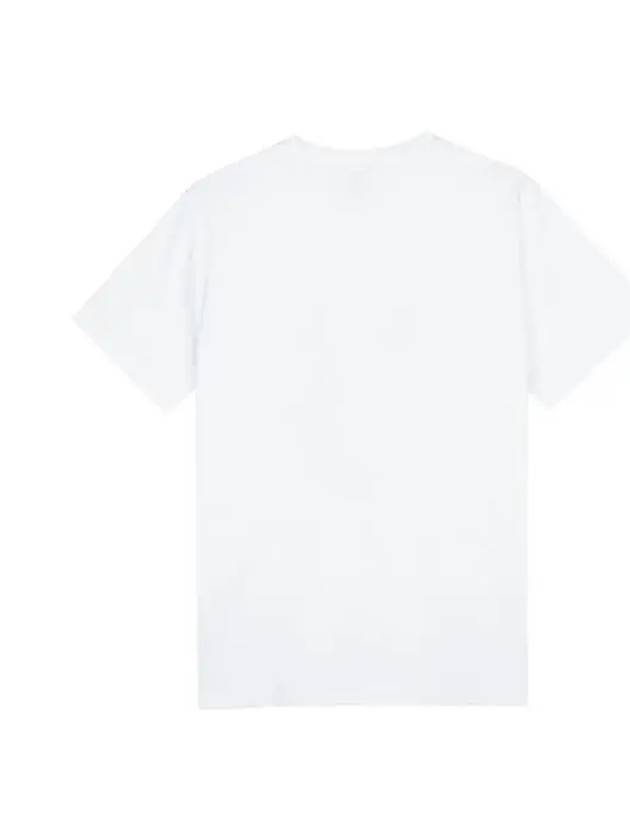 Basic Cat Relax Jersey Short Sleeve T-Shirt White - GANNI - BALAAN 3