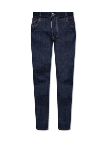 Dark Rinse Wash Skater Denim Jeans Blue - DSQUARED2 - BALAAN 2