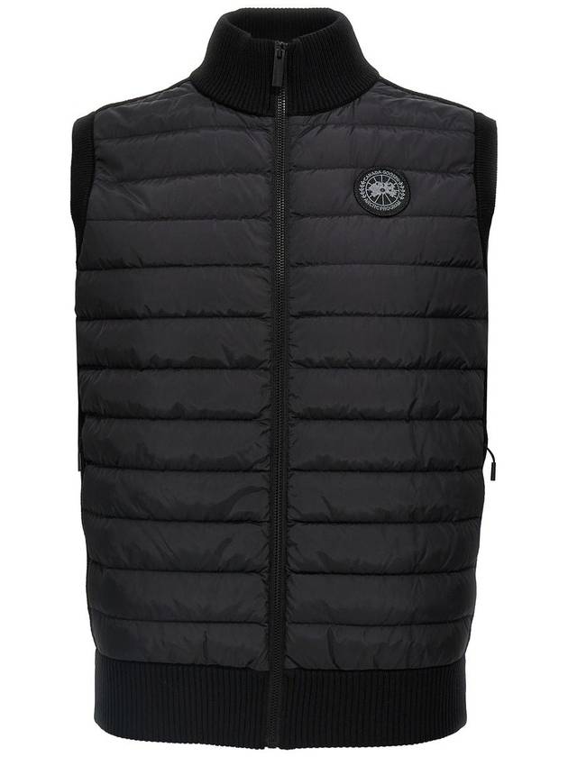 Hybridge Knit Vest Black - CANADA GOOSE - BALAAN 2