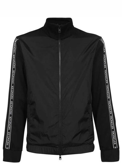 Men's Side Logo Zip-Up Jacket Black - MONCLER - BALAAN 2