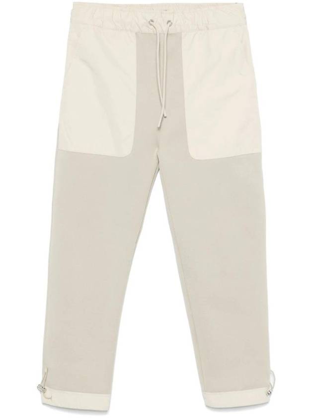 tricot track pants beige - MONCLER - BALAAN 1