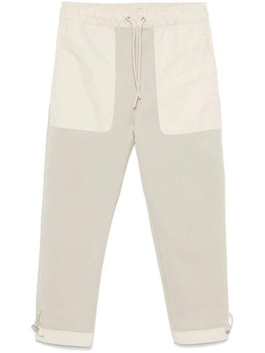 tricot track pants beige - MONCLER - BALAAN 1