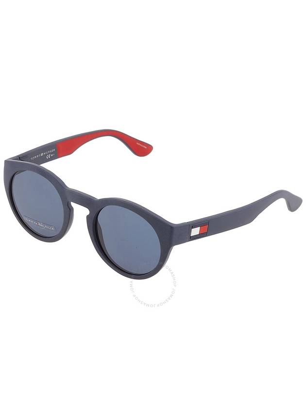 Tommy Hilfiger Blue Oval Unisex Sunglasses TH 1555/S 08RU/KU 48 - TOMMY HILFIGER - BALAAN 3