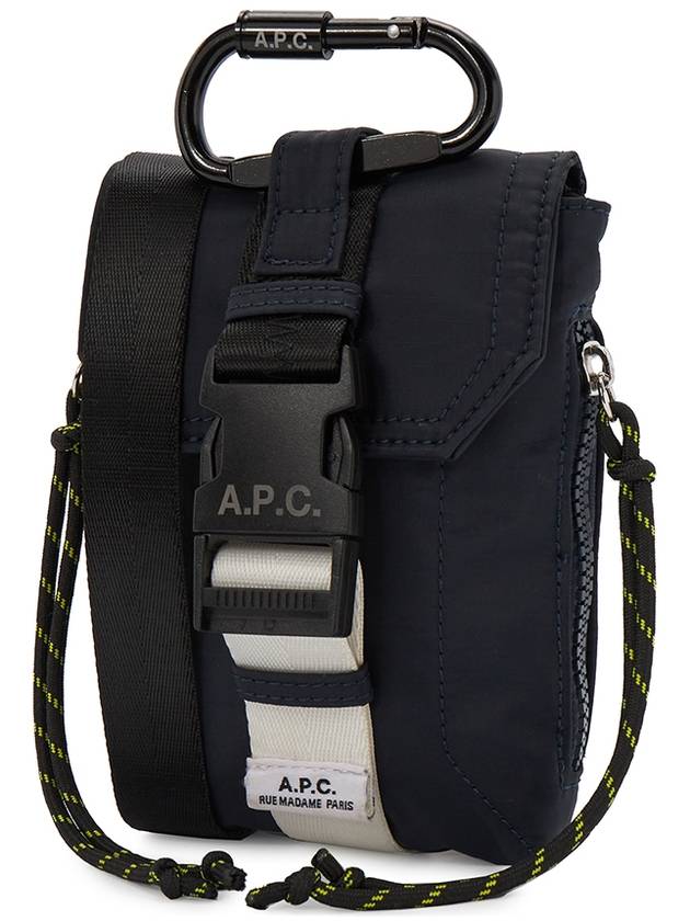 Trek Logo Buckle Nylon Pouch Cross Bag Dark Navy - A.P.C. - BALAAN 3