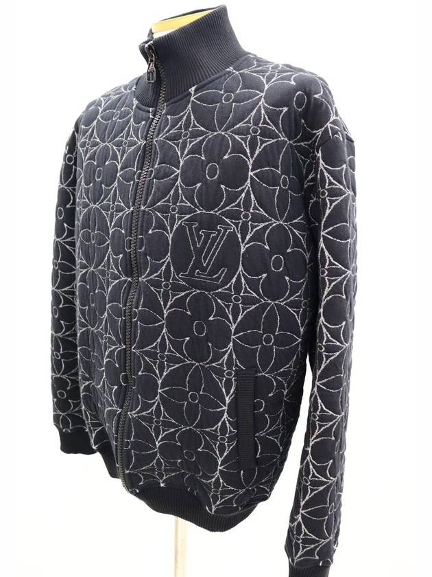 Zip Through Monogram Flower Blouson - LOUIS VUITTON - BALAAN 4