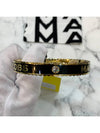 The Medallion Large Bangle Bracelet Black - MARC JACOBS - BALAAN 6