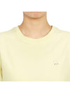 Baby Fox Patch Regular Short Sleeve T-Shirt Yellow - MAISON KITSUNE - BALAAN 6