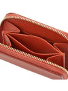 Ferragamo Women's Gancini Card Wallet 22 0406 TERRACOTTA 0770059 - SALVATORE FERRAGAMO - BALAAN 8