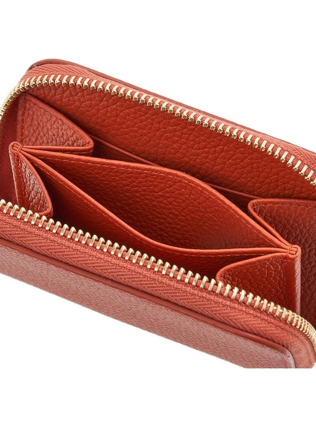 Ferragamo Women's Gancini Card Wallet 22 0406 TERRACOTTA 0770059 - SALVATORE FERRAGAMO - BALAAN 8