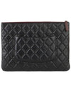 A82545 Lambskin pocket clutch gold plated new medium overseas invoice 33561Y - CHANEL - BALAAN 3