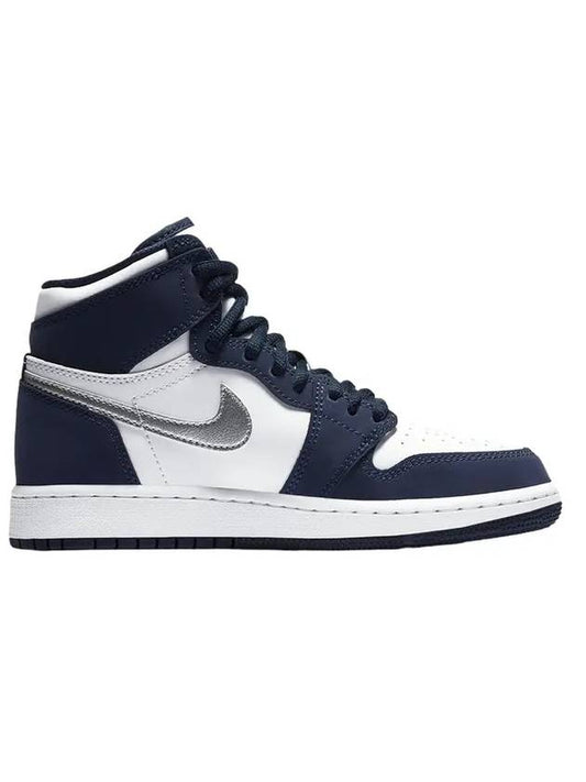 GS Jordan 1 Retro High Top Sneakers Midnight Navy - NIKE - BALAAN 1